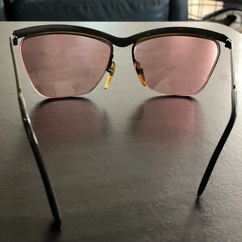 Vintage Trussardi TPL 118/N Snake Print Frame Sunglasses - Made in Italy - Picture 4 of 10